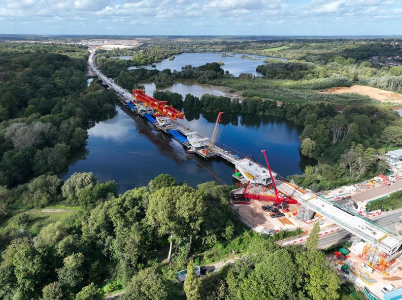 HS2 VIADUCT BUILD PASSES ONE MILE MARK ON JOURNEY TO BECOME BRITAIN’S LONGEST